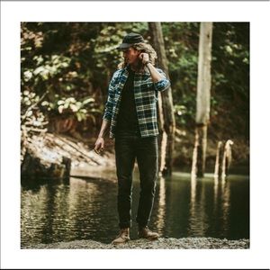 NWOT Taylor Stitch The Crater Shirt in Navy Flannel - 44 XL